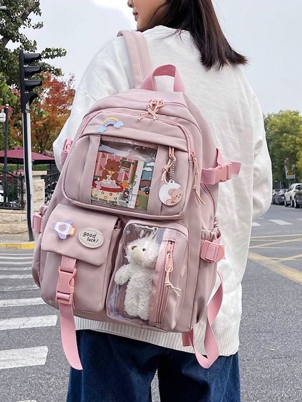 Large-capacity Schoolbag Female Korean Cartoon Backpack VIA Onlineshop product image (1)
