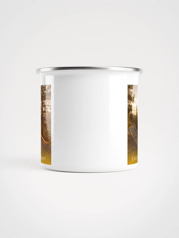 Let's Travel Enamel Mug product image (2)