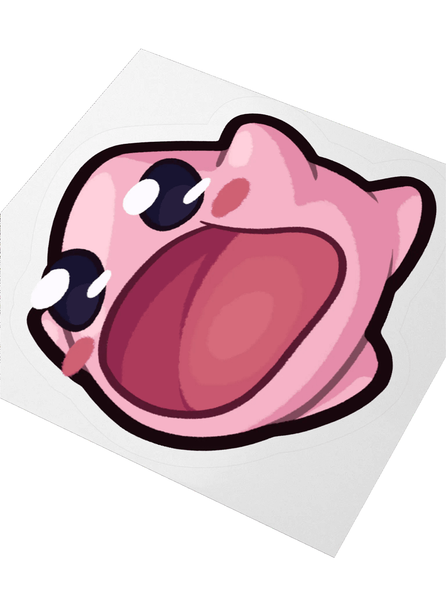 Hungry Pink Star Sticker product image (3)