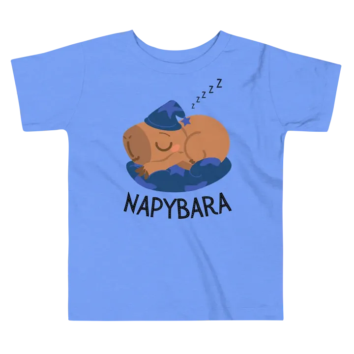 Napybara Sleeping Capybara Toddler T-Shirt product image (1)