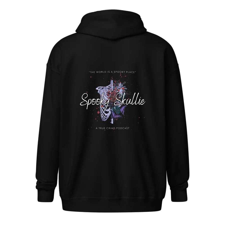 Spooky Skullie Podcast Zipper Hoodie product image (6)