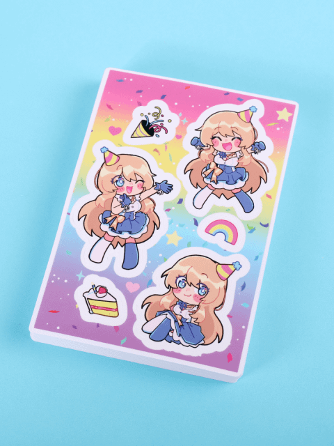 Sakuthon 2025 Birthday Sticker Sheet product image (1)