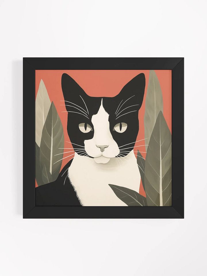 Whiskers and Leaves Framed Poster product image (3)