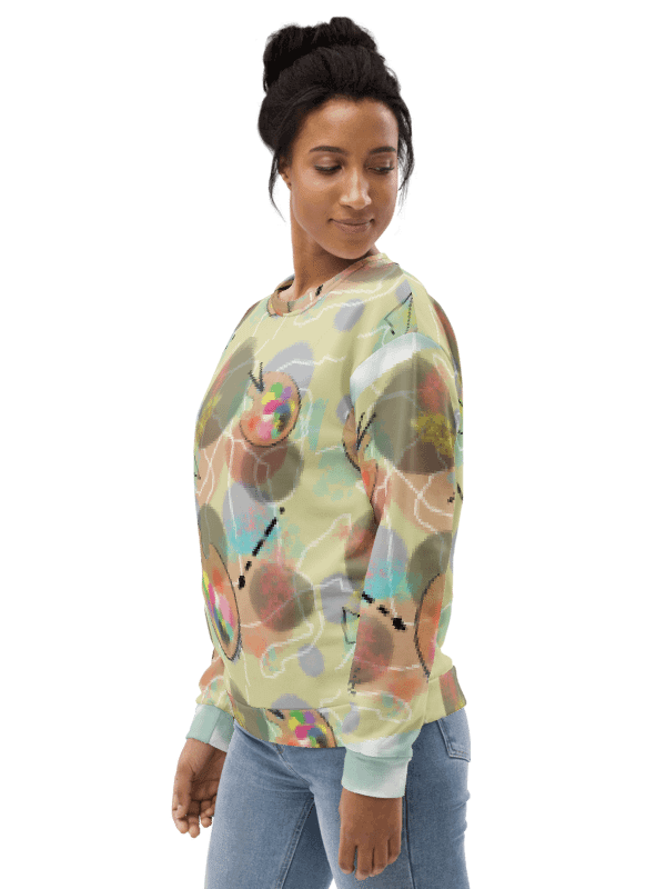 AbstractWear #3 Unisex Art Sweatshirt/Pastels product image (3)
