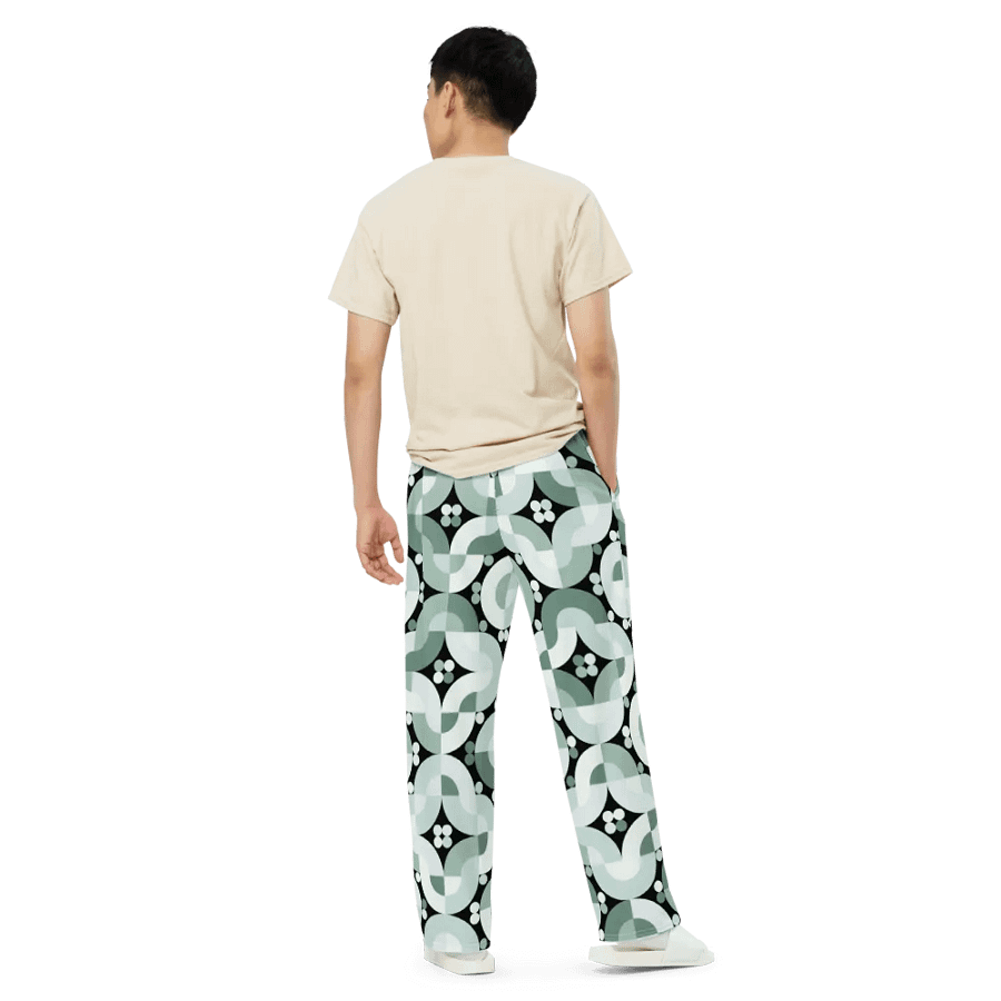 BUIII Retro Harmony: Mint Oasis Wide-Leg Pants product image (5)