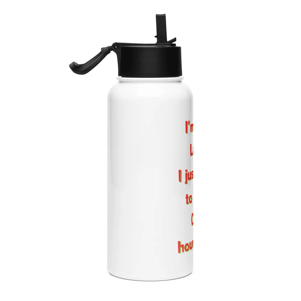 One Hour Workday Stainless Steel Water Bottle product image (4)