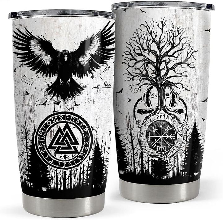 Viking Tumbler 20oz Stainless Steel Insulated Coffee Travel Mug - Bold, Durable, and Ready for Battle product image (1)