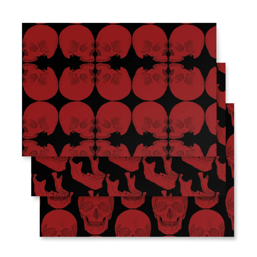 Skulls wrapping paper product image (4)