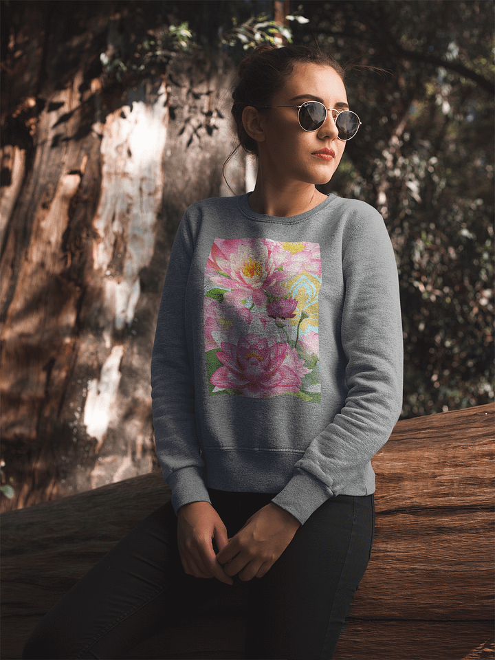 Lotus Unisex Sweatshirt - 100% Cotton product image (1)