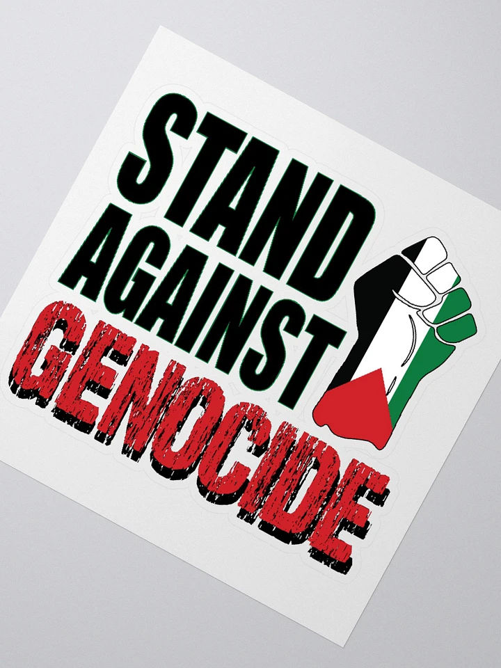 Palestine - Stand Against Genocide - Kiss Cut Stickers product image (1)