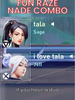 fun lil wombo combo :) #valorant #valorantclips #valorantedits #valorantmemes #gamer #gamergirl #raze #fade #deadlock #duelist #controller #sentinel #initiator #fyp #fypシ#Adoteumhabitinho 