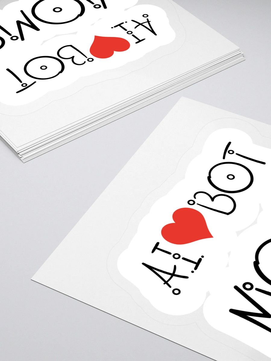 A.I. Heart Bot Moms Sticker product image (4)