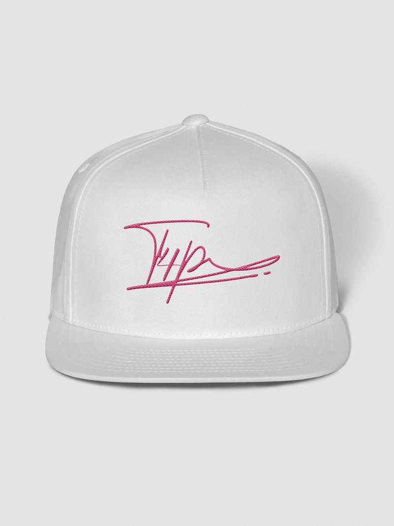 T4P Flat Snapback - White/Violet