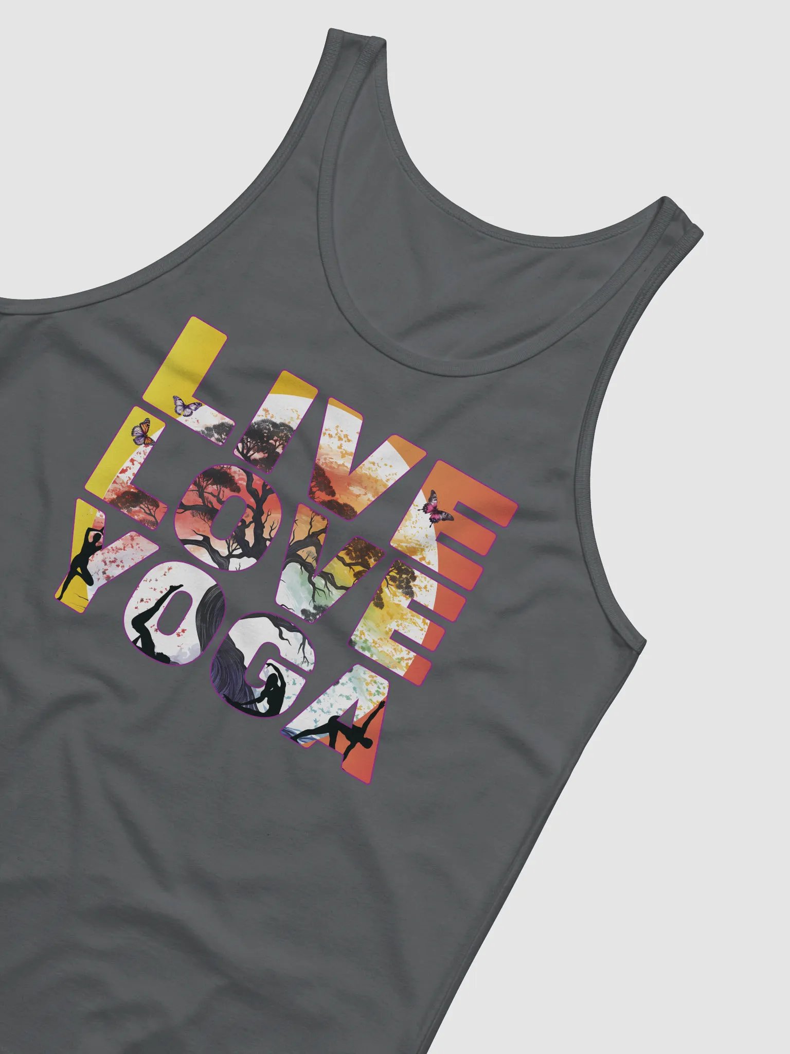 Live Love Yoga Mind Body and Spirit Meditation Instructor TeacherPractitioner Tank Top product image (5)