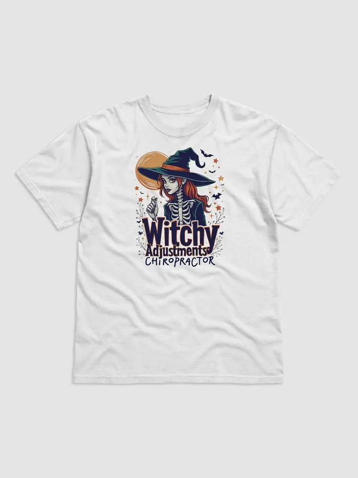 Witchy Adjustments Chiropractor Cotton T-Shirt product image (1)