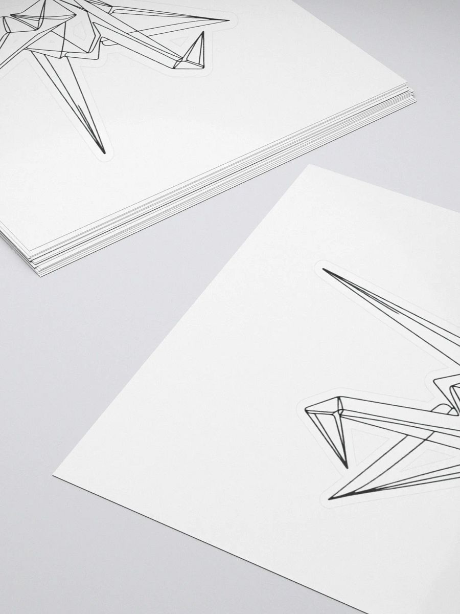 Origami Line Art Sticker product image (10)