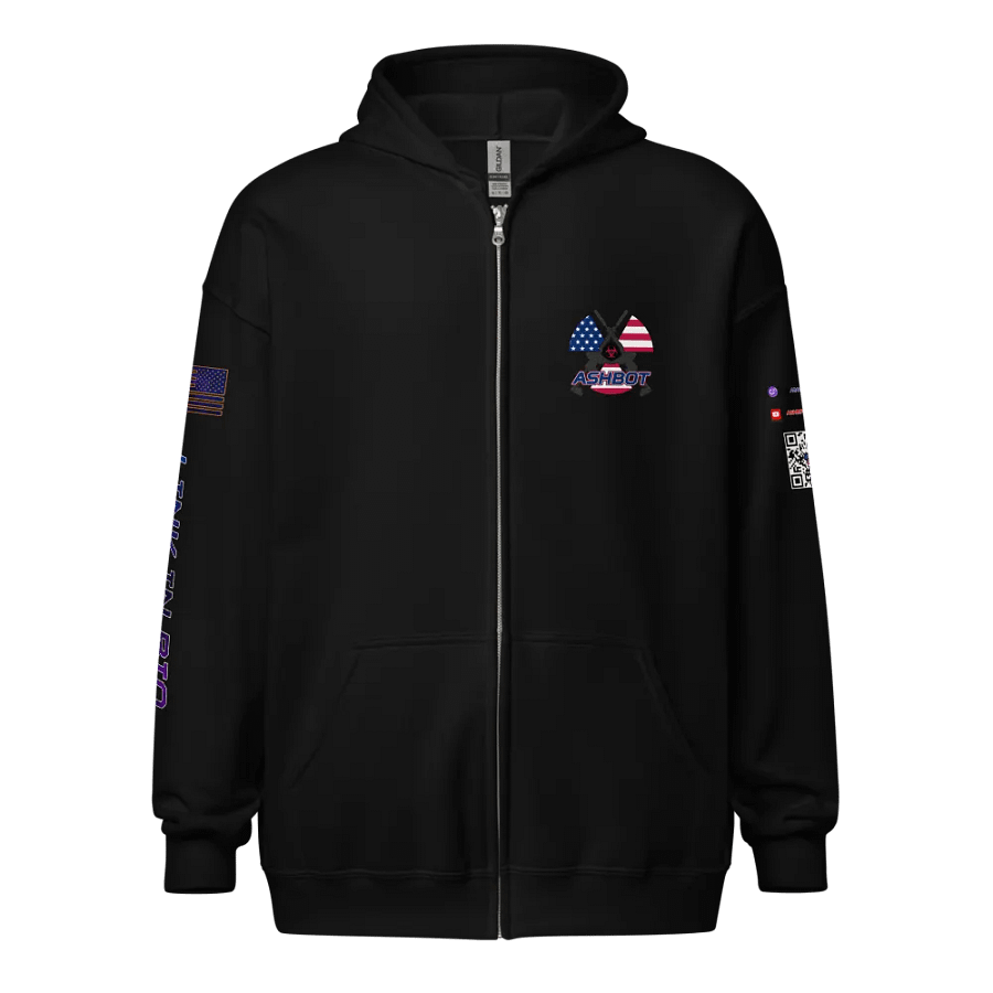 Ashbot Unisex Heavy Blend Zip Hoodie by Gildan product image (3)