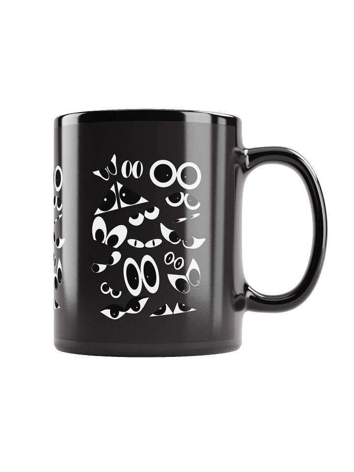 Watchers Gaze – Cartoon Eyes Halloween - Ceramic Mug product image (1)