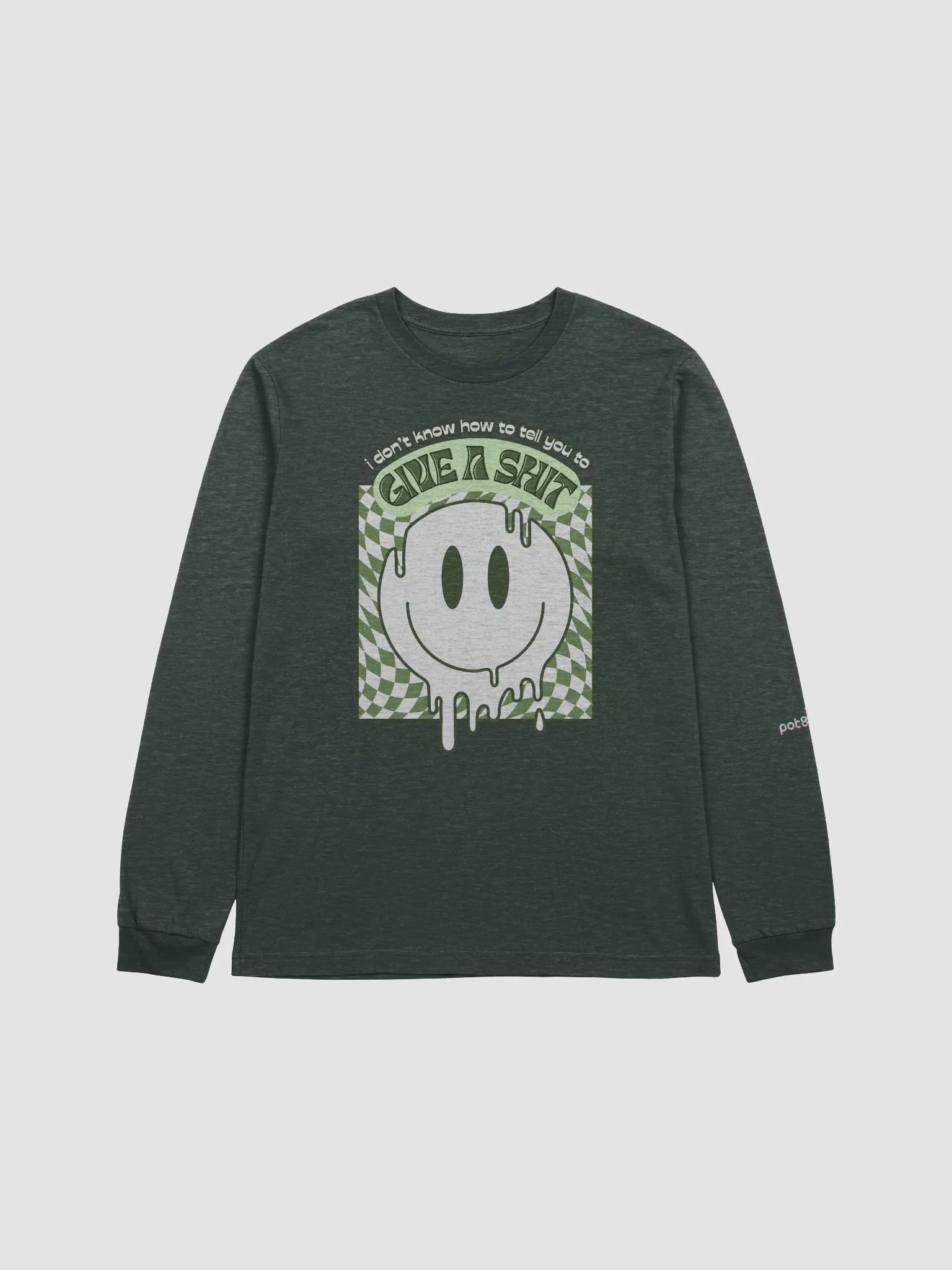 GIVE A SH*T supersoft long sleeve tee product image (17)