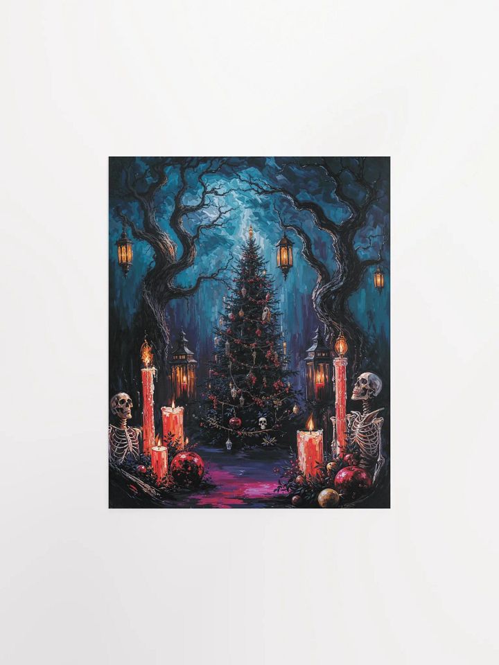 Gothic Christmas Tree Poster product image (1)