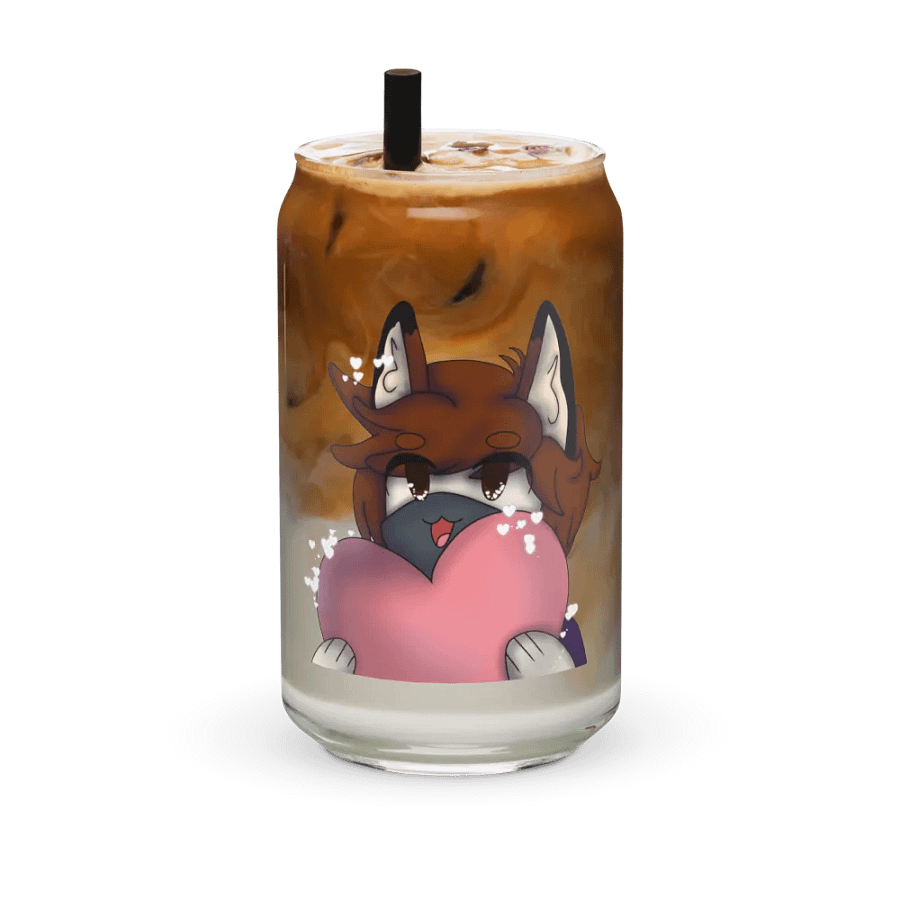 Heart emote can shaped glass product image (36)