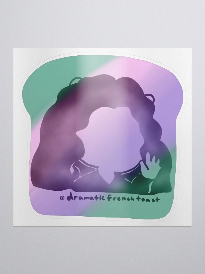 DFT Silhouette TOAST Sticker product image (1)