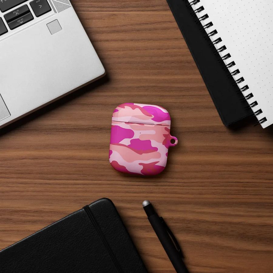 Pink Camo AirPod Case product image (10)