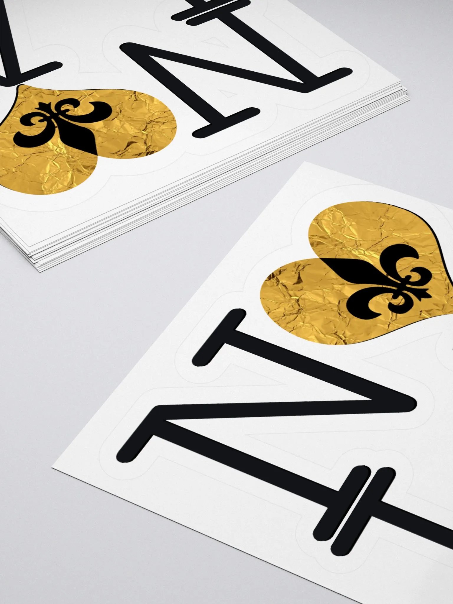 I LOVE NOLA **BIGSHOT STICKER** (GOLD WRAP HEART + IMAGE POP) product image (4)