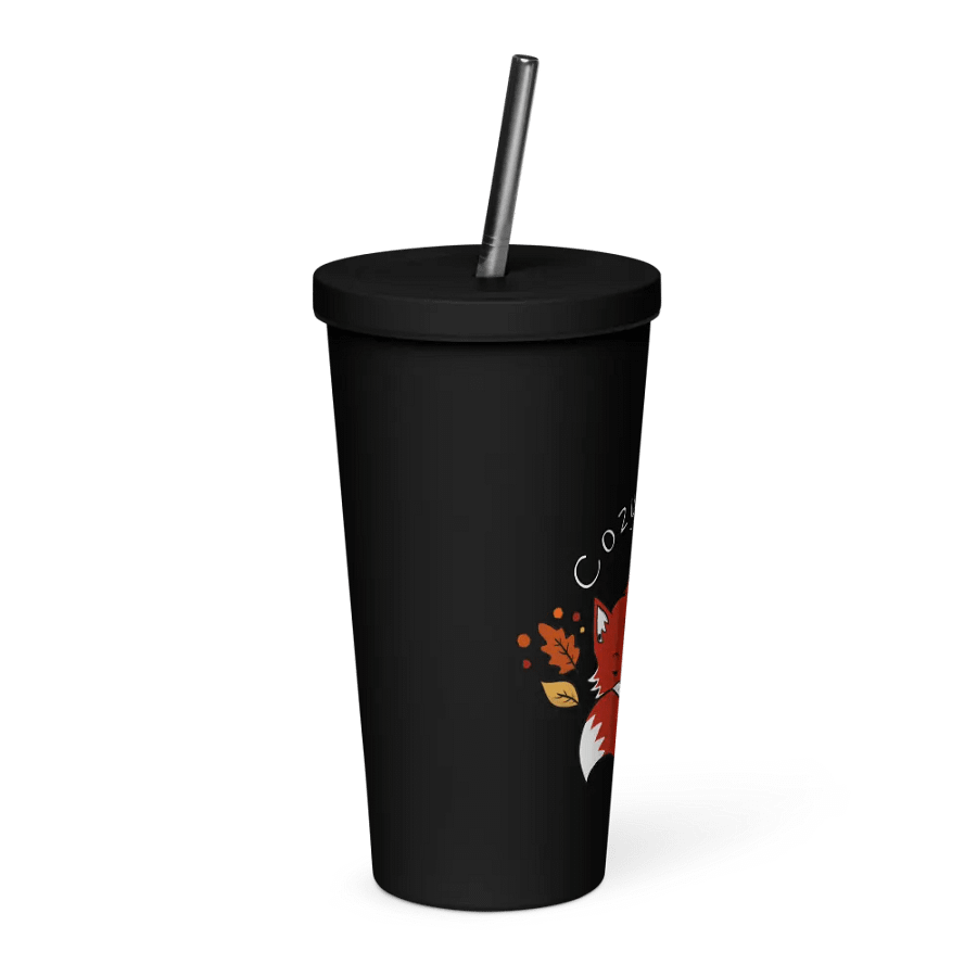 Cozy Foxx Insulated Tumbler with Straw product image (4)