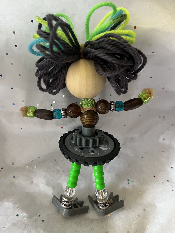 Green ~ Baby Steampunk Girl product image (2)