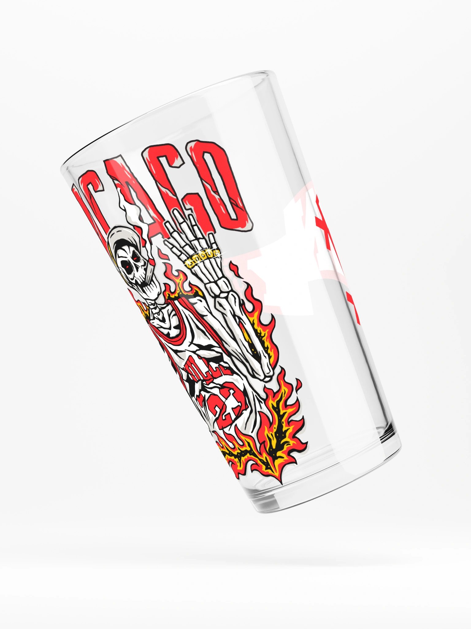 Chicago Basketball, City of Rings Pint Glass product image (5)