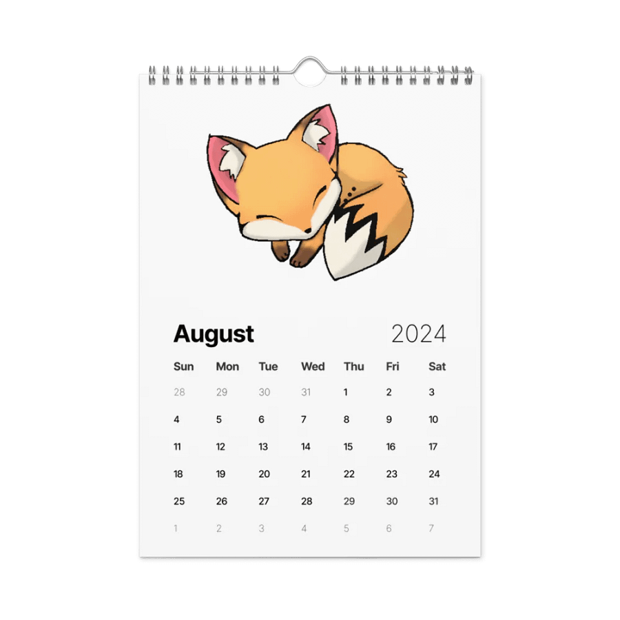 Fox Calendar product image (2)