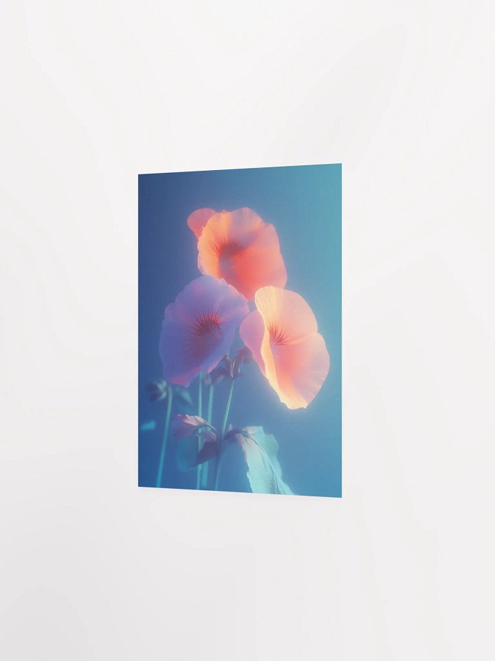 Ethereal Pansy Flower Matte Art Print product image (2)