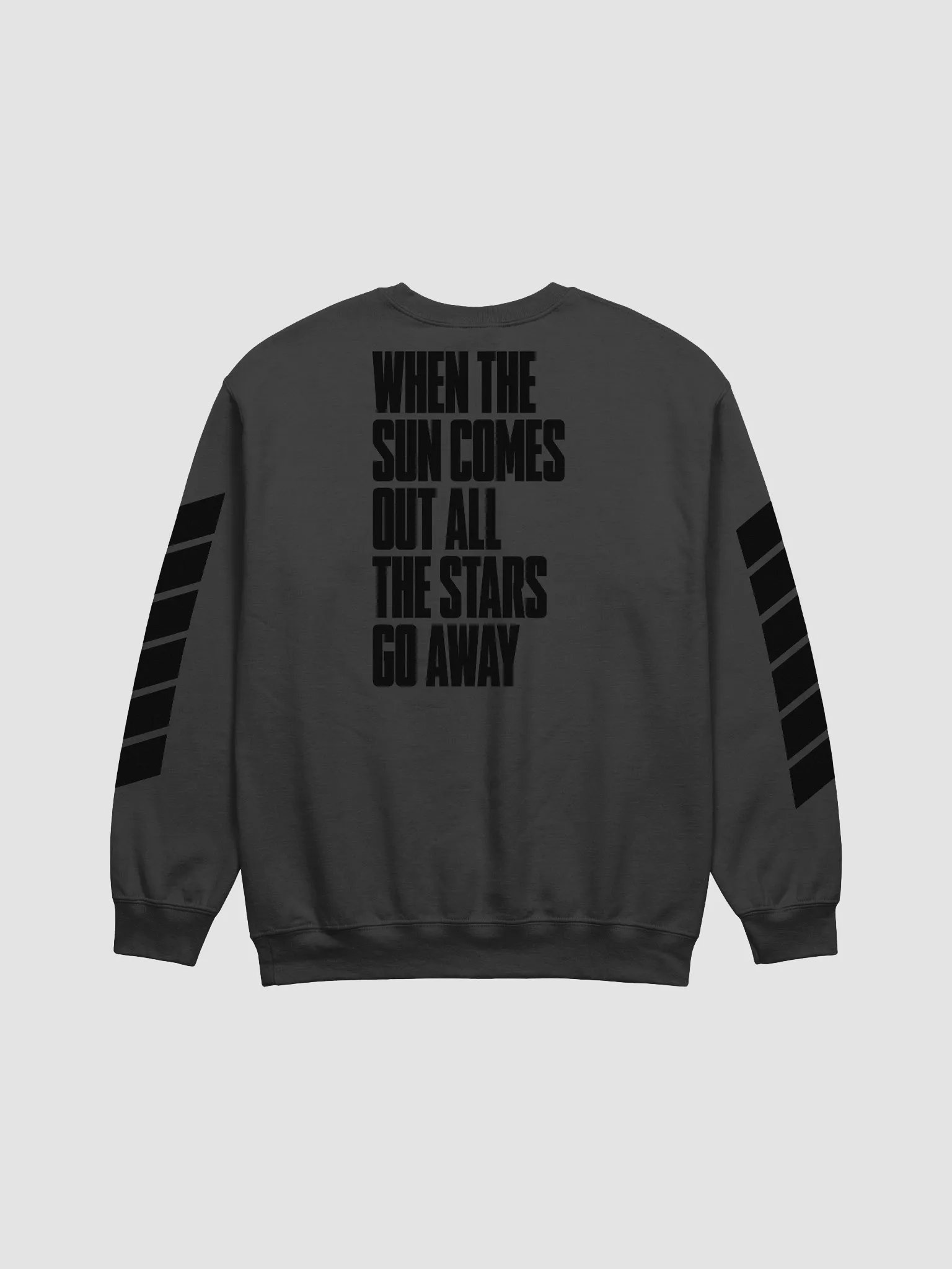 Jesus Is King Matte Black Crewneck Sweatshirt product image (3)