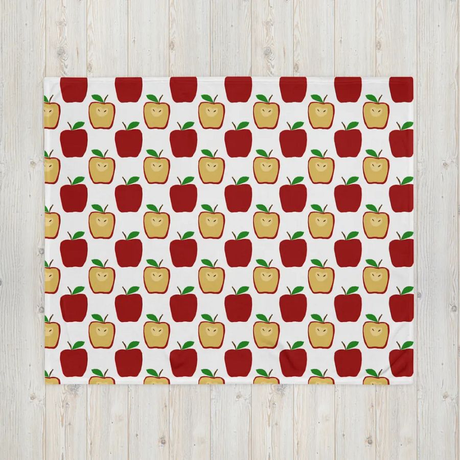 Apple Polkadots Throw Blanket product image (16)
