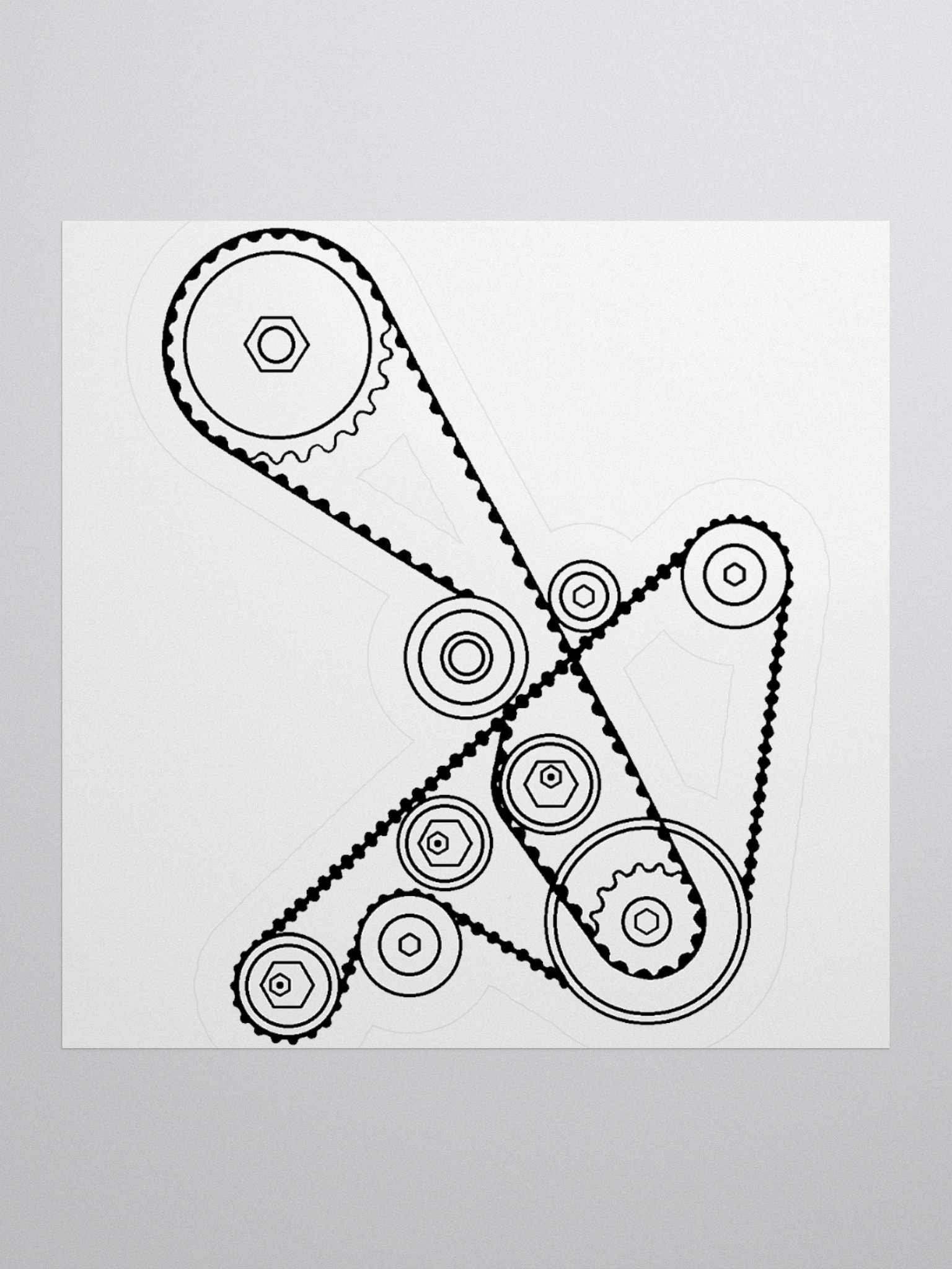 944 Timing Belt Change - Decal product image (1)
