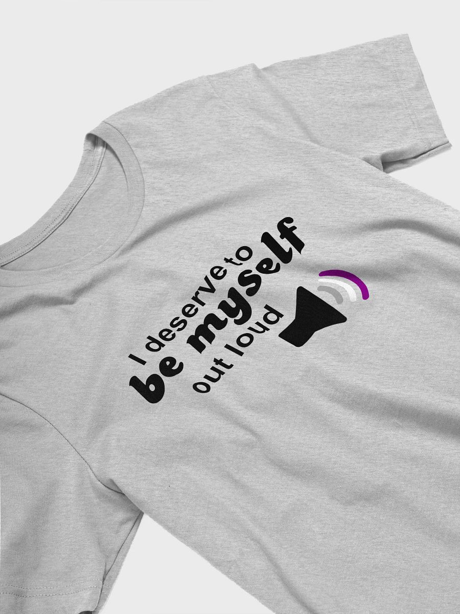be myself out loud asexual t-shirt product image (3)