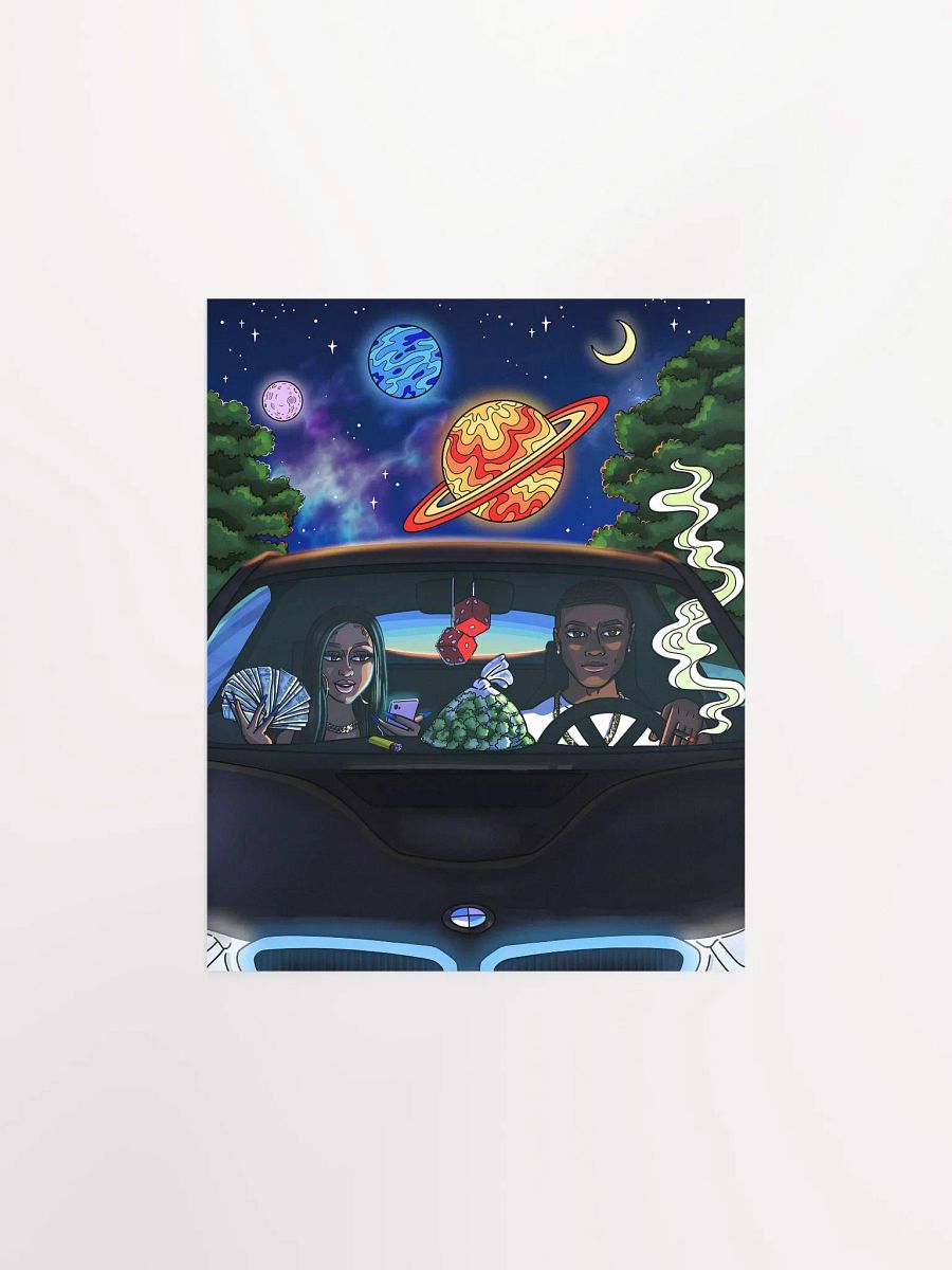 Starry Night Ride Matte Poster product image (13)