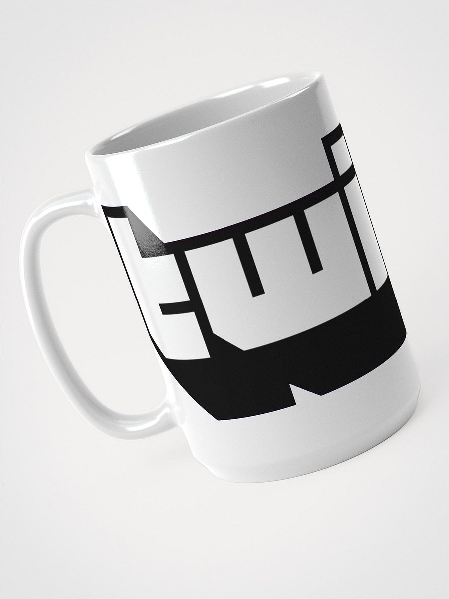 Twitch Block Logo White Glossy Mug product image (3)
