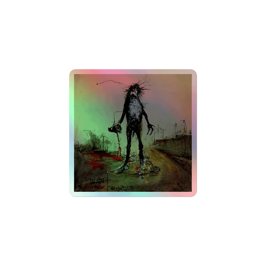 Ethereal Nightmares Holographic Sticker Sheet product image (1)