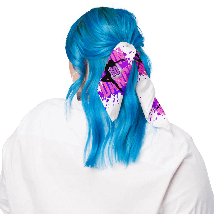Born to Dance Her Silhouette Patterned Print Bandana product image (3)