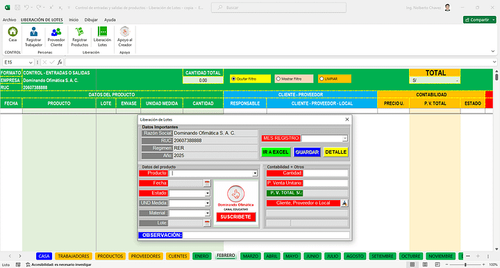 Control de entradas y salidas de productos – Liberación de Lotes product image (2)