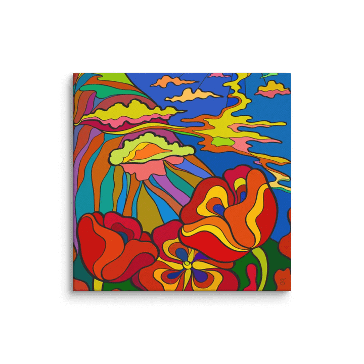 Psychedelic Dreams Canvas - Bay and Poppies product image (1)