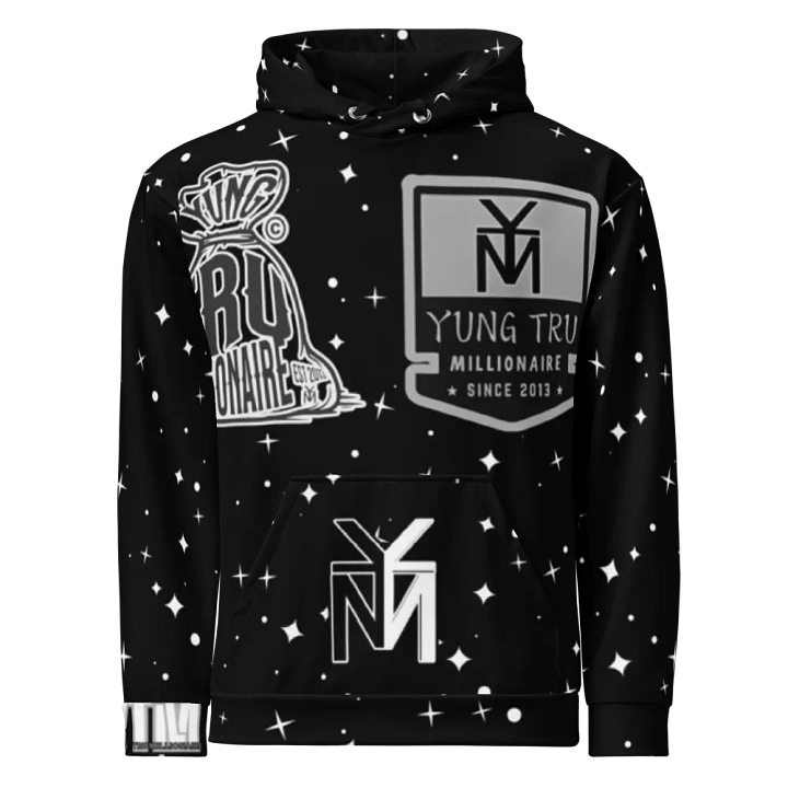 Yung Tru Millionaire All-Over Print Hoodie product image (1)