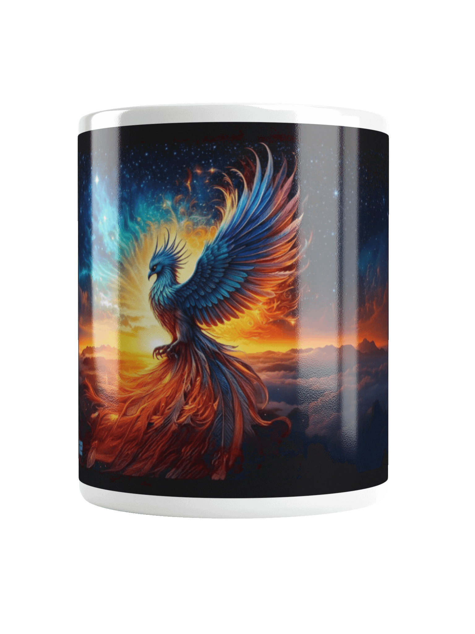 Reset. Reignite. Rise. Momentum Mug – Phoenix Cosmic product image (3)