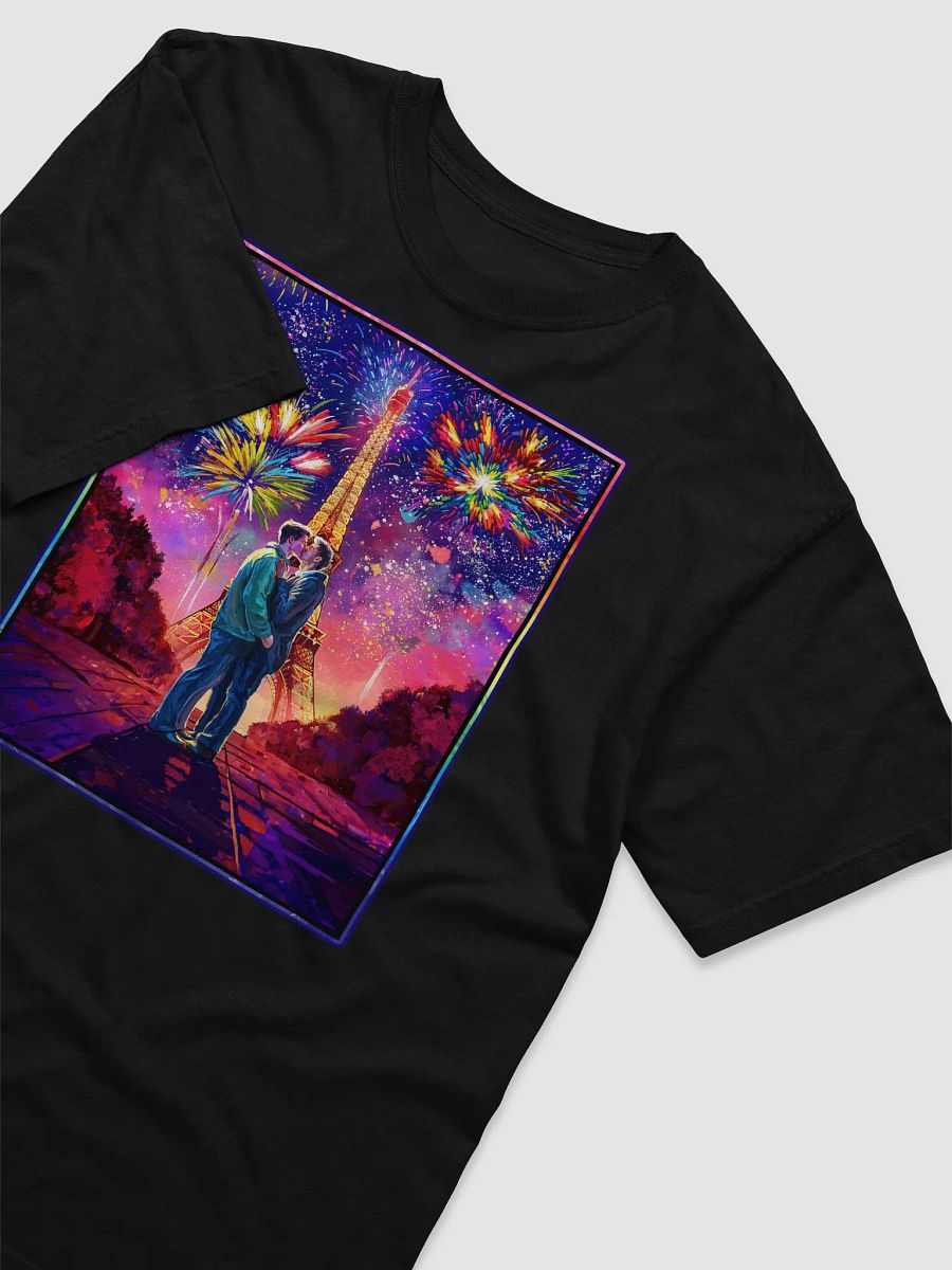 The Kiss In Paris - Romantic Gay Couple T-Shirt product image (29)