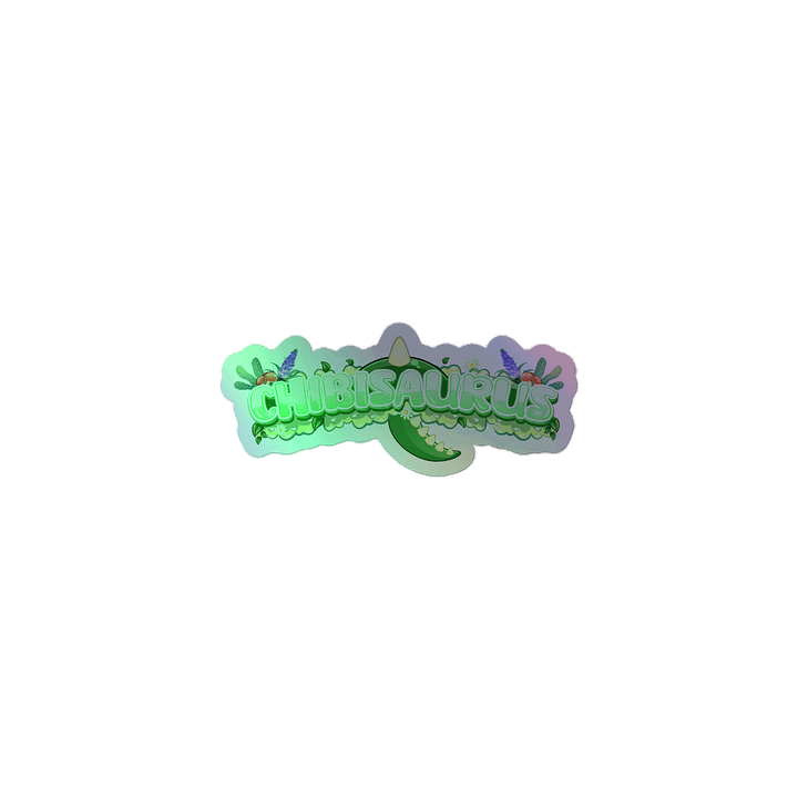 Chibisaurus Holographic Sticker product image (1)
