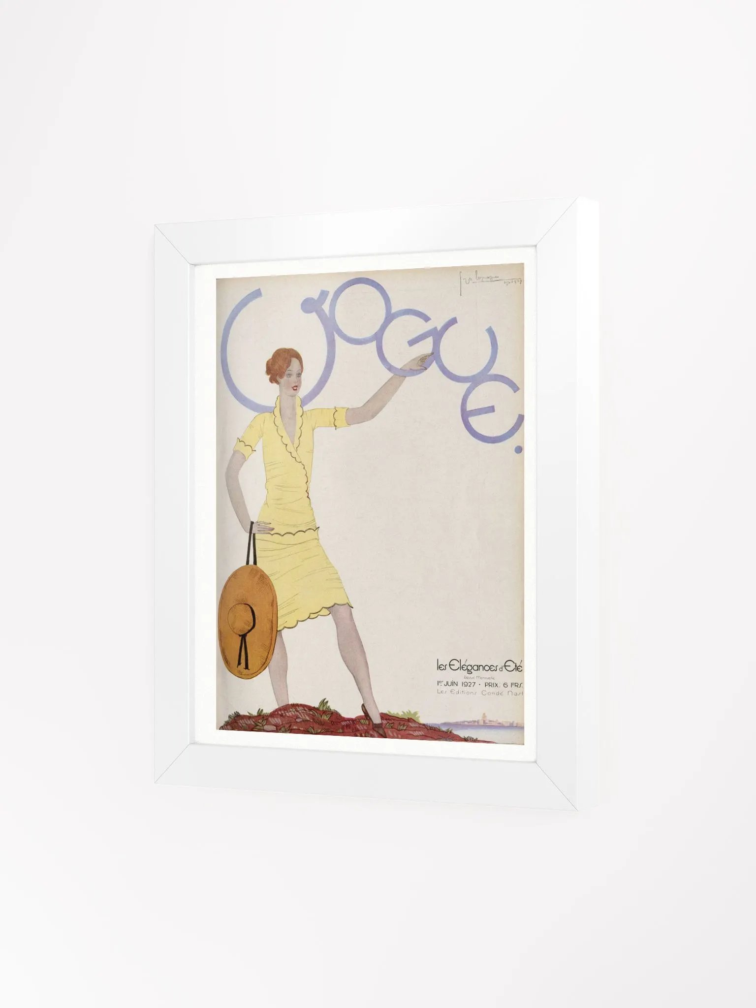 Vintage French Vogue Cover May, 1927 by Georges Lepape product image (19)