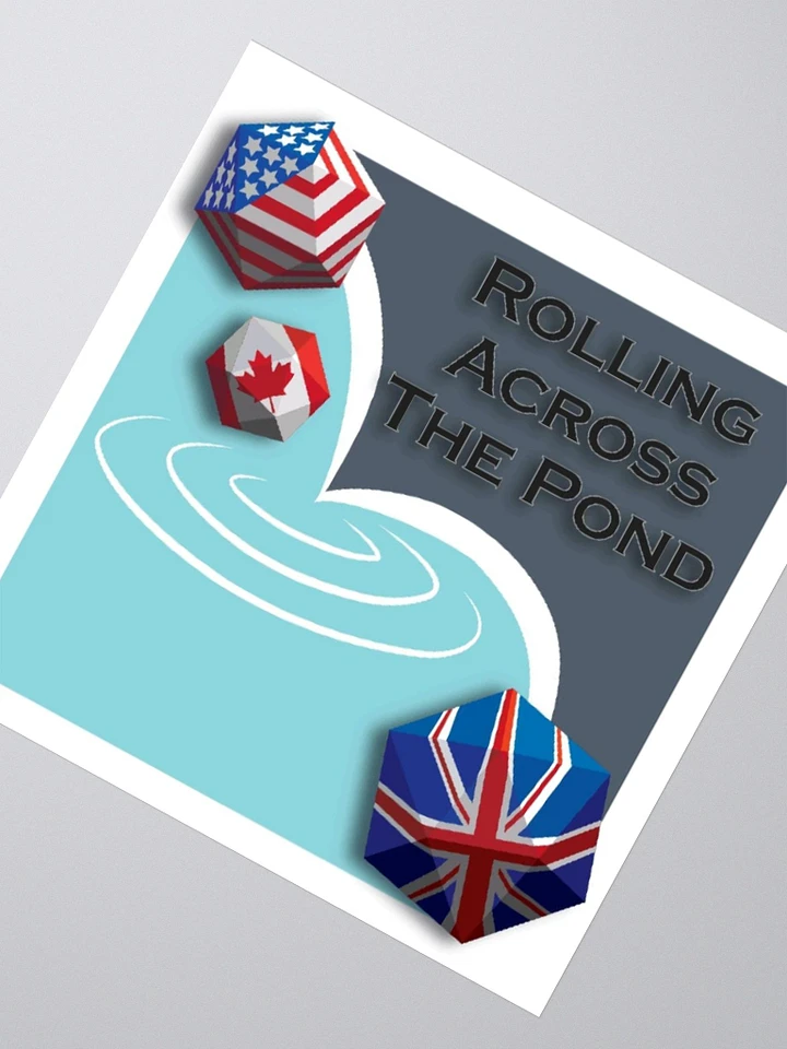 Rolling Across The Pond Sticker product image (2)