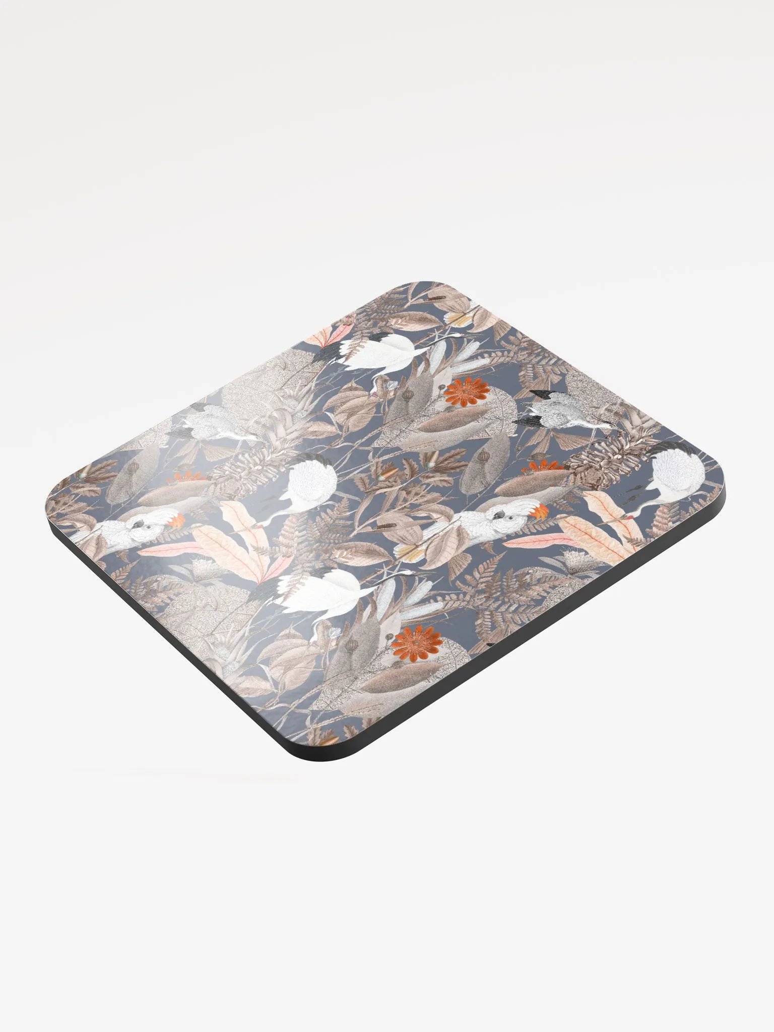 Grey Ecotone Glossed Cork Coaster product image (4)
